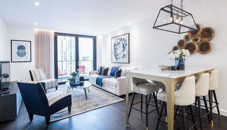 An interior-designed three-bedroom apartment in Nine Elms along London's iconic South Bank SW11. - Photo 3