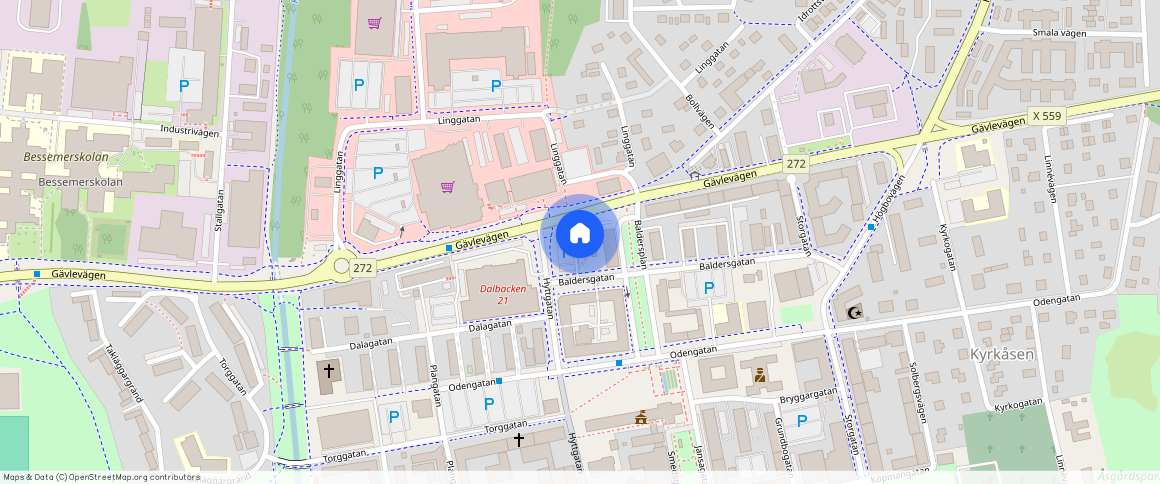 Sandviken, Baldersplan, **, 81131