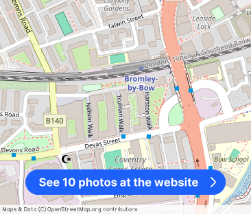 2 Bedrooms 2 Bath Modern Flat, Balcony City View, £700/month per room - Photo 1