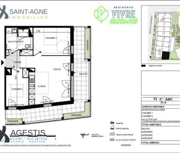 Location Appartement 3 pièces 57m² TOULOUSE 31200 - Photo 2