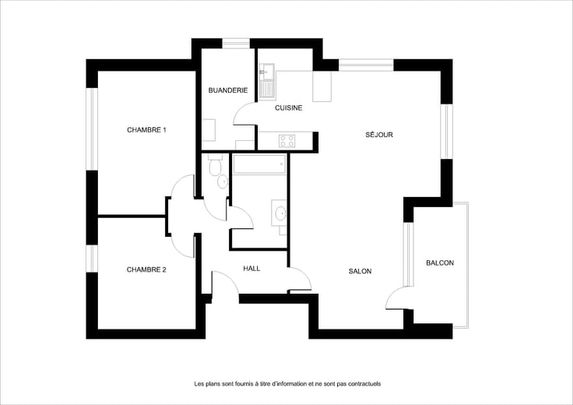 Appartement te huur - Photo 1