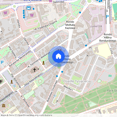 Centrum, Zielona Góra, lubuskie