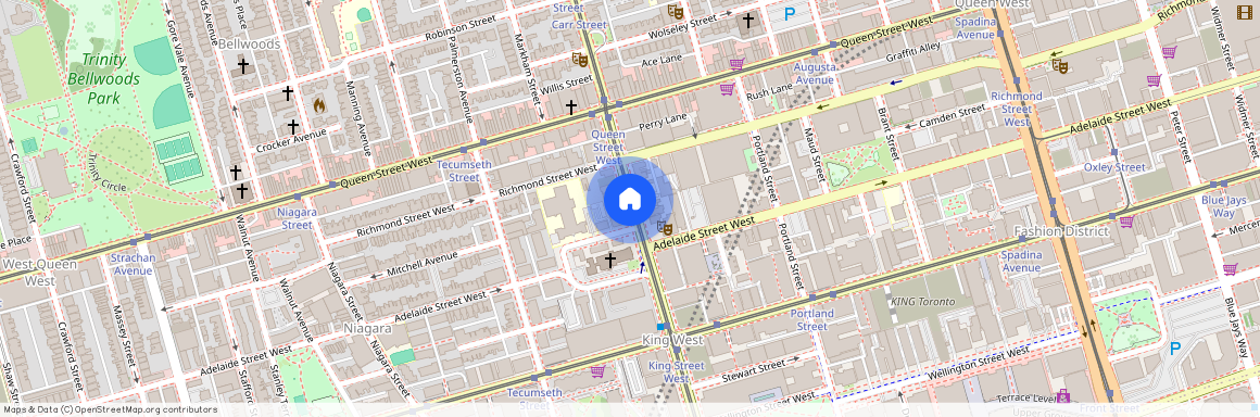 140 Bathurst Avenue, 203, Toronto, ON M5V 3N8