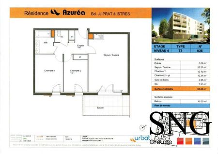 T3 AVEC BALCON ET PARKING DOUBLE - Photo 5