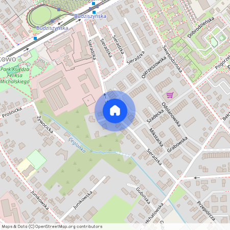 ul. Sieradzka, Junikowo, Grunwald, Poznań, wielkopolskie