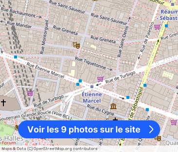 Studio for rent in Les Halles, Paris - Photo 1
