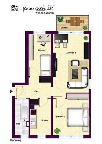 Nähe Klinikum... Halbes Jahr-halbe (Kalt)Miete - Photo 4