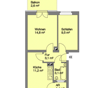 Balkon ins Grüne * Nordstadt * Nähe U-bahn - Photo 1