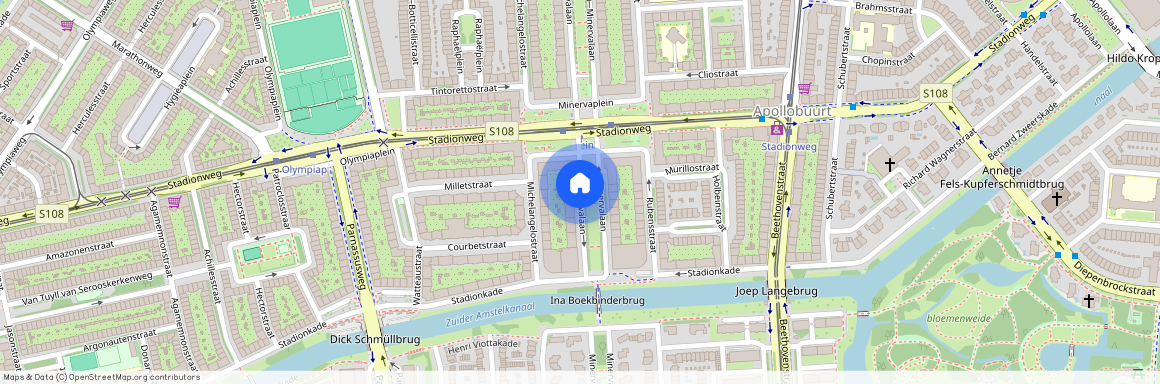 Apollobuurt, 1077 NL, Minervalaan, Amsterdam