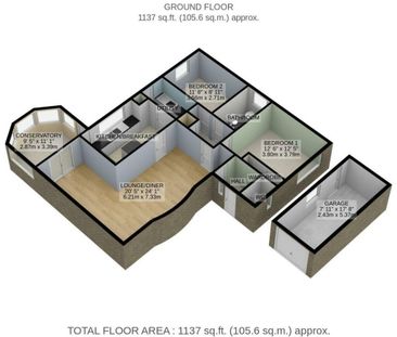 2 bedroom detached bungalow to rent - Photo 3