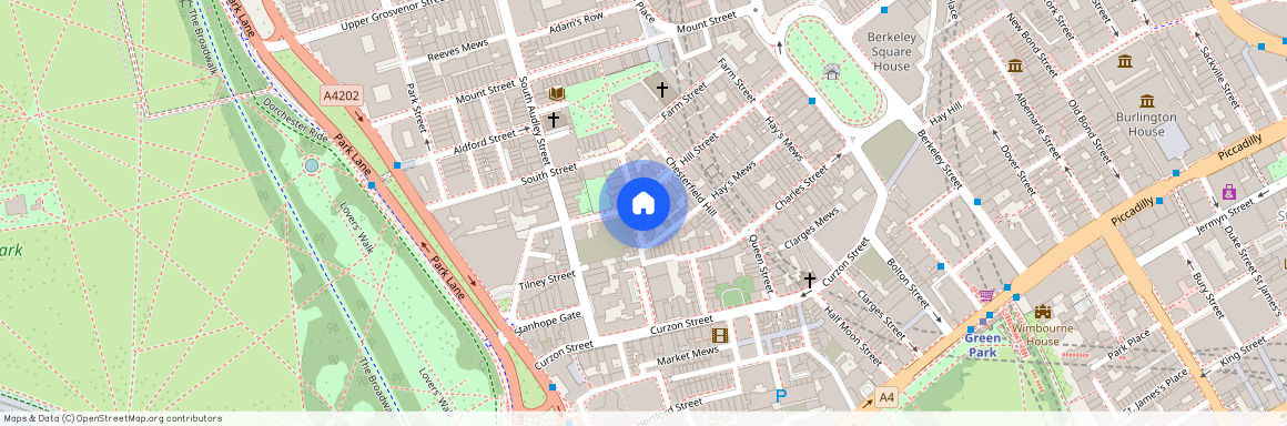 ONE BEDROOM TO LET HILL STREET MAYFAIR W1