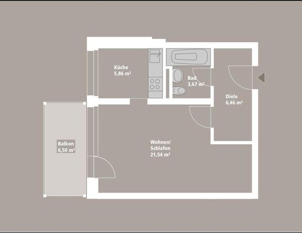 Wohnung in Neufahrn bei Freising - Photo 1