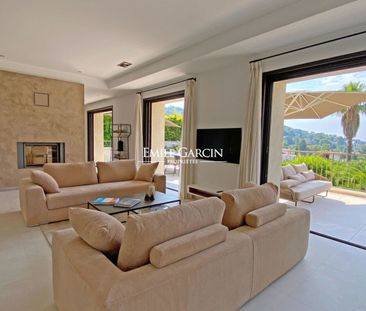 A louer, Cannes, maison contemporaine, vue mer imprenable - Photo 4