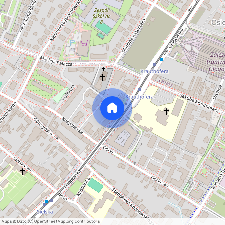 ul. Głogowska, Górczyn, Grunwald, Poznań, wielkopolskie