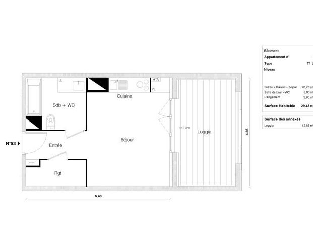 Location Appartement 1 pièce 29m² TOULOUSE 31400 - Photo 1