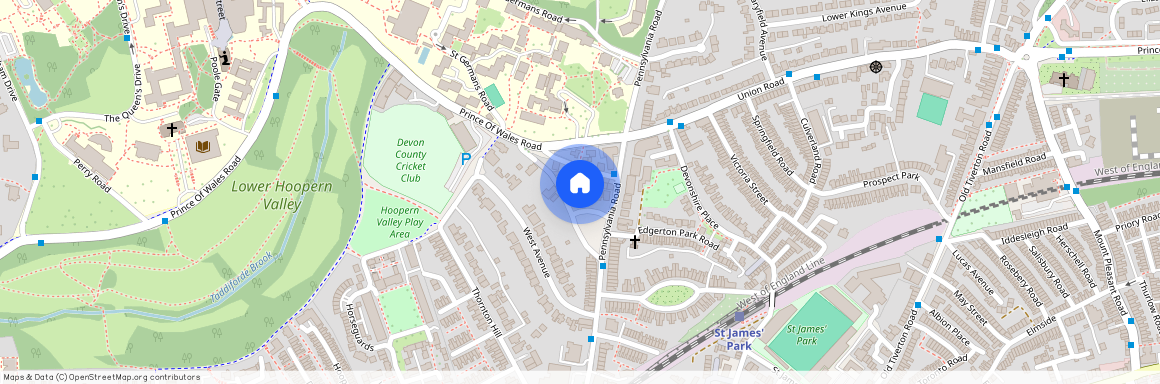 Pennsylvania Crescent, Exeter, EX4