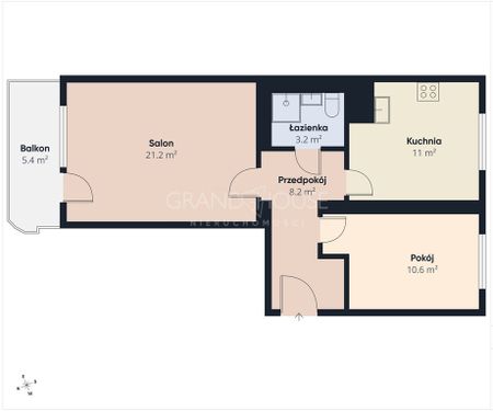 2 pokoje na os. Majowym w budynku z cegły - Фото 4