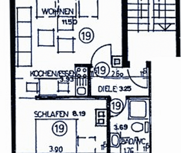 Helle und gemütliche 2-Zimmer-Dachgeschoss-Wohnung frei zum 01.08.2024 - Photo 3