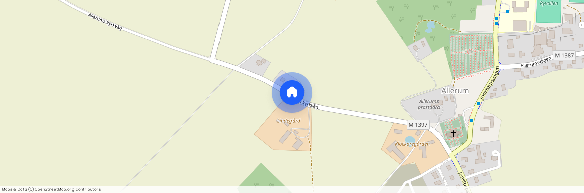 Allerums kyrkväg, Ödåkra