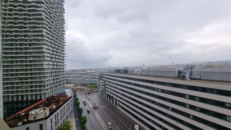 VOLL MÖBLIERT + INTERNET INKLUSIVE | 2-Zi Q Tower 9. OG, Süd-Balkon (1030) - Photo 4