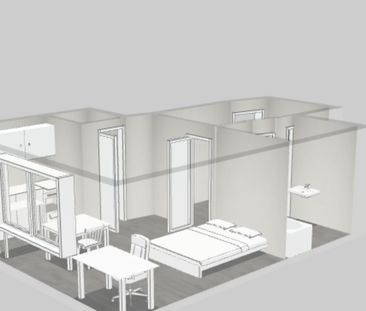 Appartement Neuchâtel - 1.5 pièces - Photo 1