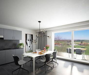 4.5 rooms on the ground floor with balcony and unobstructed view - Photo 3