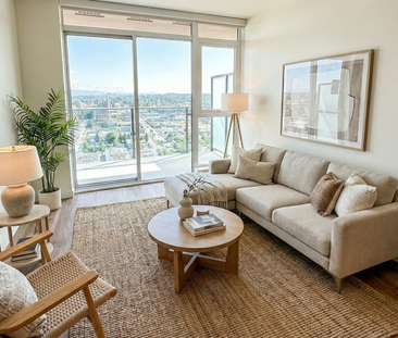 Modern 1 Bed Condo | Surrey Central | Ac • Pool | 30th Floor Views - Photo 1