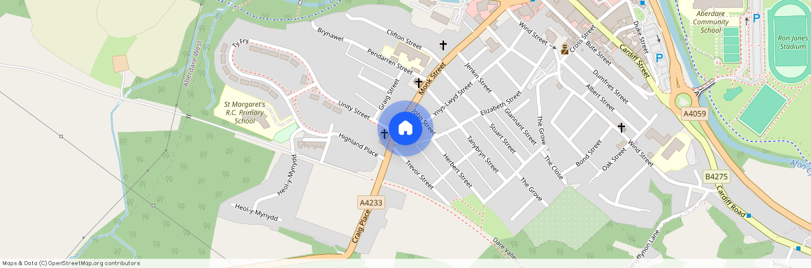 Ynys-llwyd, Aberdare, CF44 7NW
