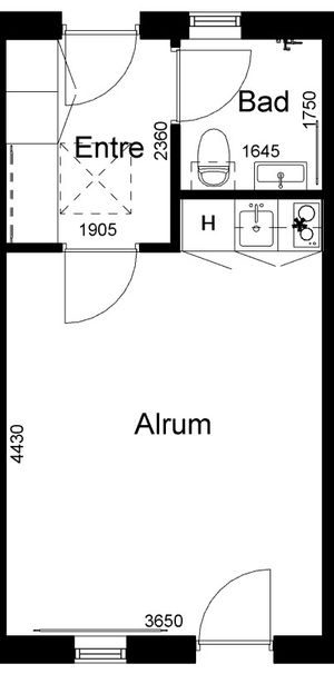 1-værelses studiebolig - Photo 2