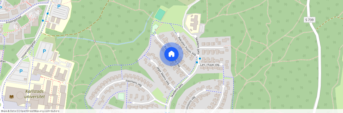 Korperal Storms väg, Karlstad