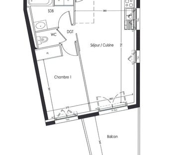 Location Appartement 2 pièces 46m² ST HERBLAIN 44800 - Photo 3