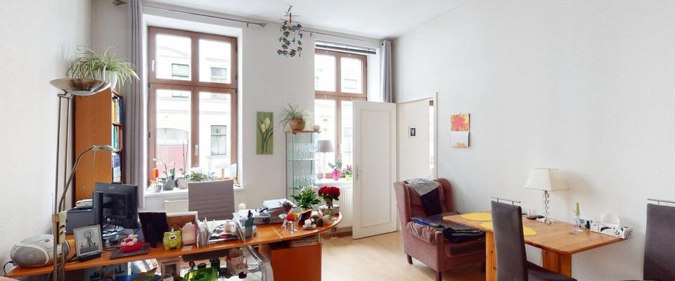 1 Zimmer Wohnung in Leipzig Zentrum-Süd - möbliert - Foto 1