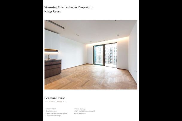 1 Bed Flat, Fenman House, N1C - Photo 1