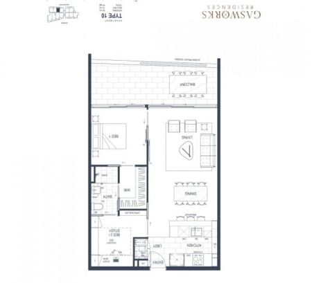 Beautifully Furnished 2 Bedroom at Gasworks Residences - Photo 3