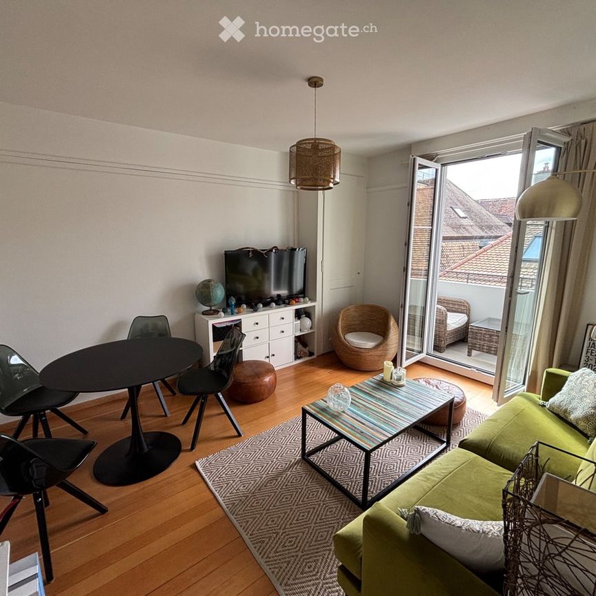 Appartement de 2,5 pièces avec balcon en vieille ville Vevey - Photo 1