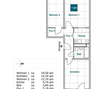 WG geeignet! 3-Raum-Wohnung in der Äußeren Neustadt. - Photo 4