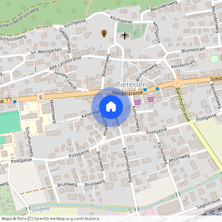 2542, Pieterlen, Metzgergasse, 2