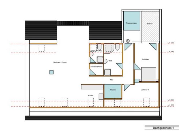 Geräumige 5-Zimmer-Maisonette-DG-Wohnung mit Balkon - Photo 1