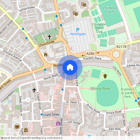 6 Priory Row, PO19 1BW