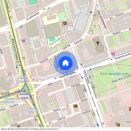 ul. Świętokrzyska, Śródmieście Północne, Śródmieście, Warszawa, mazowieckie