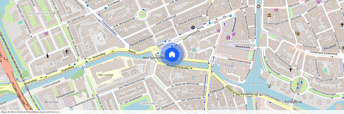 Schildersbuurt, 9718 BB, Eendrachtskade, Groningen