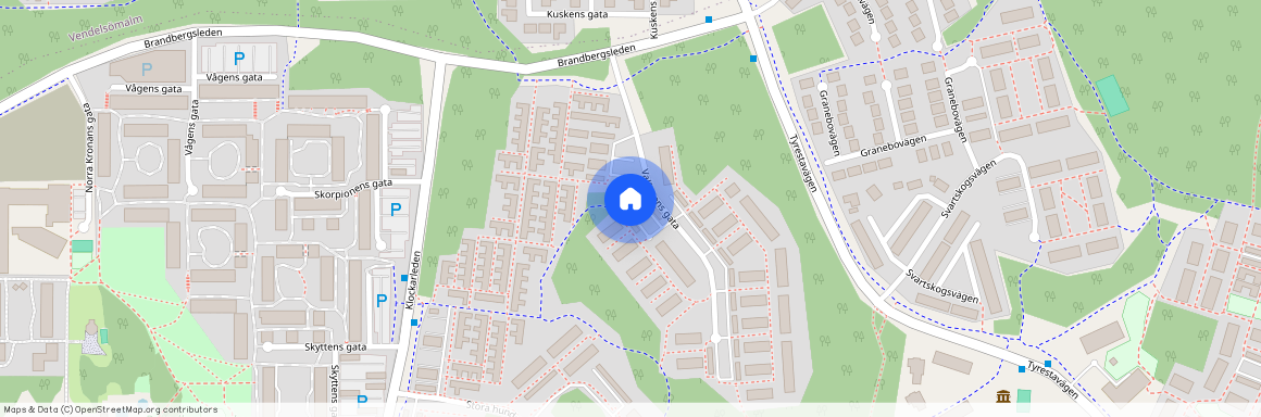 Valfiskens gata, Haninge