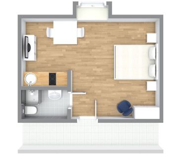 City Living - Apartment Nähe Zülpicher Platz - Photo 4