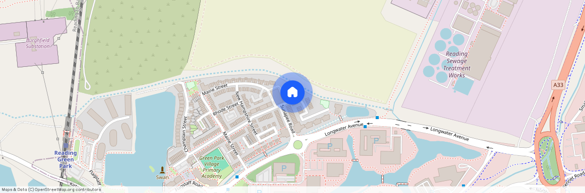 Lanesbourough street, Green park Village, reading