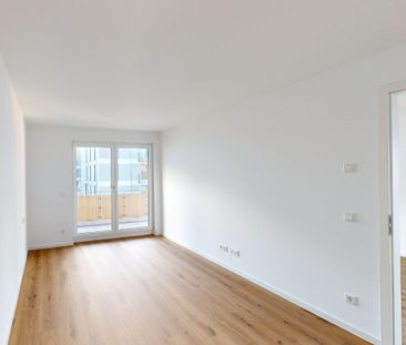 3-Zimmer-Neubauwohnung mit außergewöhnlichem Schnitt und EBK - Photo 1