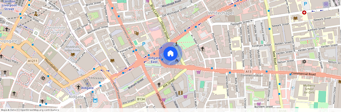 New Drum Street, Aldgate, London, E1