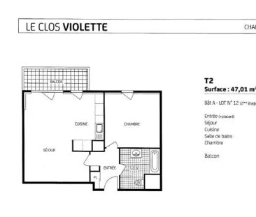 Appartement à louer 2 pièces 47.28m² - Photo 3