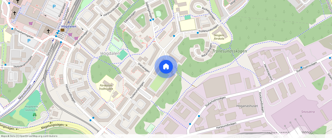 Trollesundsvägen **, Högdalen