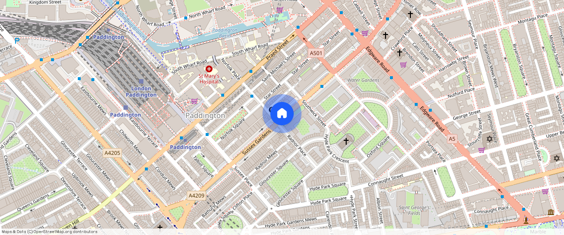 Sussex Gardens, London, W2