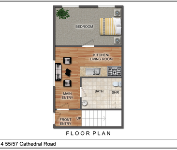 Ground Floor Flat, Flat 14, 55/57 Cathedral Road, Cardiff CF11 9HD - Photo 1
